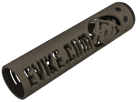 Unique ARs CNC Machined Evike.com Handguard for AR15 Pattern Rifles (Color: Dark Earth / 9 / AR15 Barrel Nut)