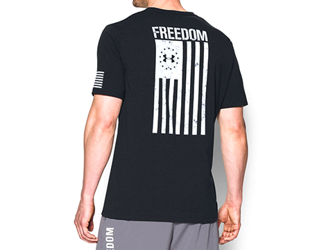 Under Armour Men's UA Freedom Flag T-Shirt (Color: Black / Medium ...