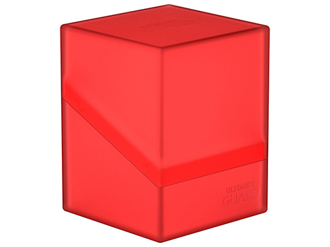 Ultimate Guard Boulder 100+ Protective Card Deck Box (Color: Ruby)