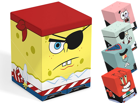 Squaroes Pirate Edition SpongeBob SquarePants 100+ Protective Deck Box by Ultimate Guard 