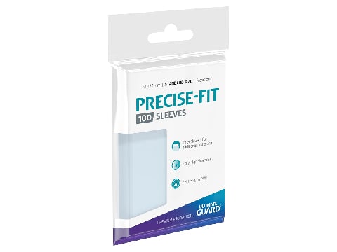 Ultimate Guard 100x Precise-Fit Top-Loading Translucent Card Sleeves