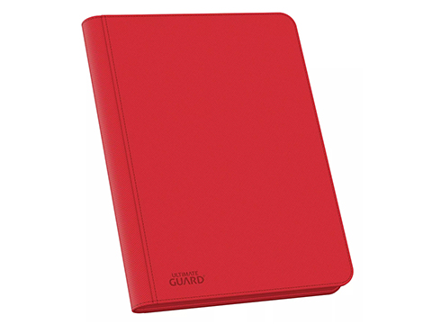 Ultimate Guard 24-Pocket Xenoskin Zipfolio Collectible Card Binder (Color: Red)