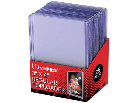 Ultra Pro 3X4 Regular Top Loader Protective Card Sleeves (Model: 25 Pack)
