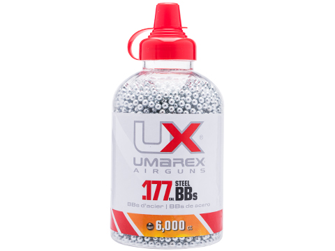 Umarex 4.5mm / .177 cal Steel BB for Airguns AIRGUNS (Type: 6000rd)