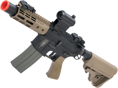 Elite Force Competition M4 Airsoft AEG Rifle w/ M-LOK Rail (Model: CQC / Black & Tan)