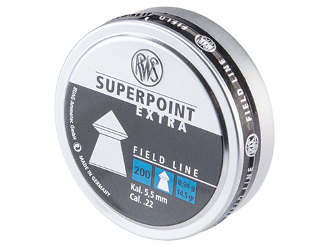 RWS Hobby Superpoint .22cal Pellets (Quantity: 250 count)