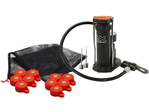 Umarex Big Blast Reactive Target Inflator Caps w/ Air Pump