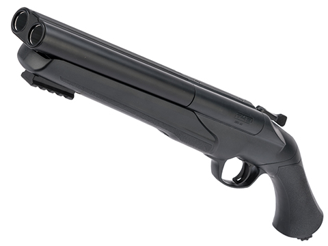 T4E Training for Engagement HDS CO2 Double Barrel Sawn-off Shotgun .68cal Paintball Marker (Color: Black)