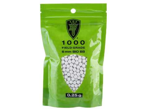 Elite Force Field Grade Biodegradable Airsoft BBs (Weight: 0.25g / 1000 Rounds)