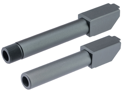 Unicorn Airsoft Non-Recoil Fixed Outer Barrel for Elite Force G19 Airsoft Gas Blowback Airsoft Pistols (Model: Threaded)