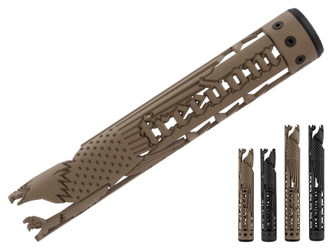 Unique ARs CNC Machined Freedom Handguard for AR15  Pattern Rifles 