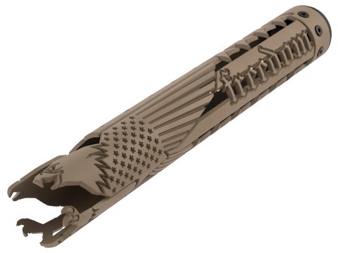 Unique ARs CNC Machined Freedom Handguard for AR15  Pattern Rifles (Color: Flat Dark Earth / 15 / Rail Only)