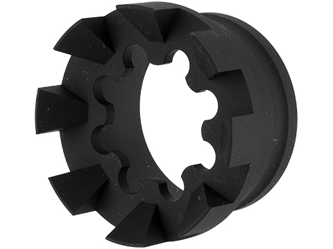 Unique AR Sprocket Handguard End Cap with Spikes (Color: Black)