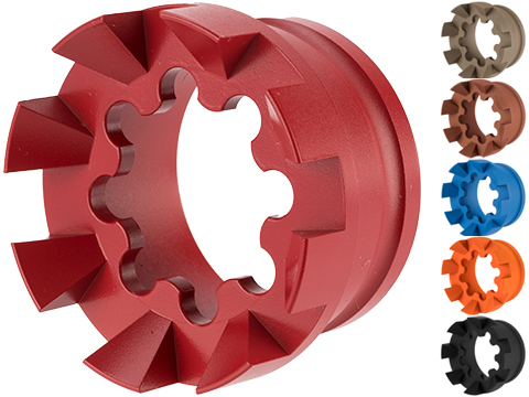 Unique AR Sprocket Handguard End Cap with Spikes 