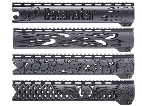 Unique ARs Slim Series CNC Machined Handguard for AR-15 Pattern Rifles 
