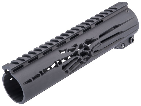 Unique ARs Slim Series CNC Machined Handguard for AR-15 Pattern Rifles (Model: Slim Skeleton / 9)