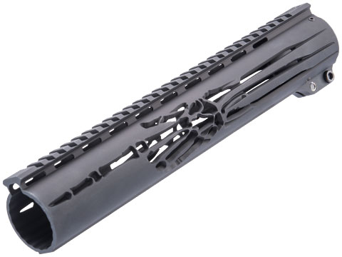 Unique ARs Slim Series CNC Machined Handguard for AR-15 Pattern Rifles (Model: Slim Skeleton / 12)