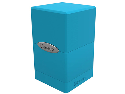 Ultra PRO Classic Satin Tower V2 Protective Card Deck Box (Color: Light Blue)
