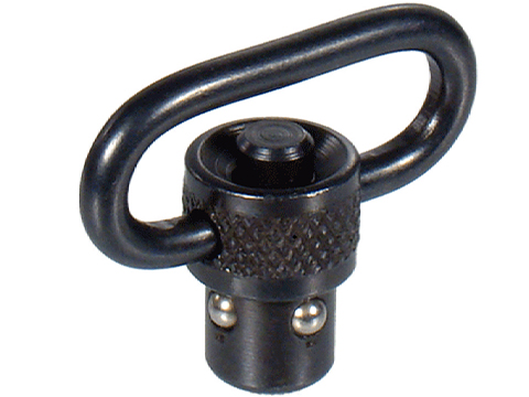 UTG Push Button QD Sling Swivel (Model: Standard w/ 1 Loop)