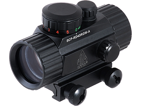 UTG 3.8 ITA Red/Green CQB Dot Sight with Integral Mount