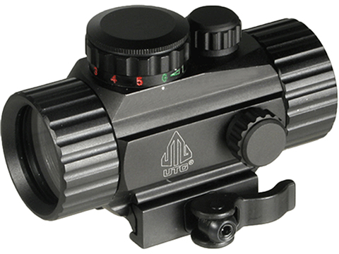 UTG 3.8 ITA Red/Green Dot Sight w/ Integral QD Mount (Type: Single Dot)