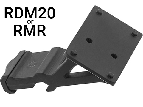 UTG Super Slim 45 Degree Angle Mount (Type: RMR / Black)