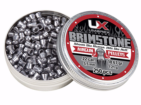 Umarex Brimstone Titan Series Dome Pellets (Model: .22cal / 250 Rounds)
