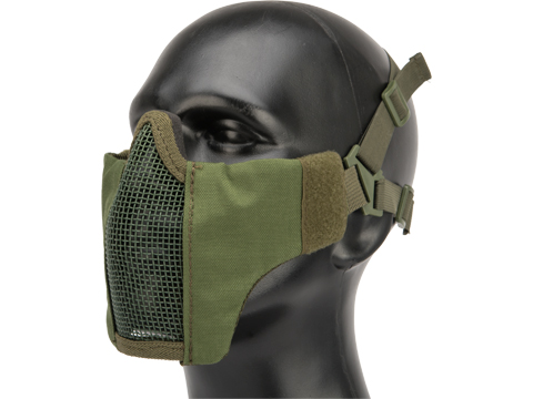 Valken Tango Mesh Half Face Mask (Color: OD Green)