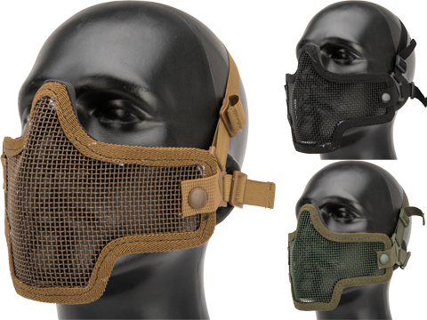 Valken Kilo 2G Mesh Half Face Mask (Color: Black)