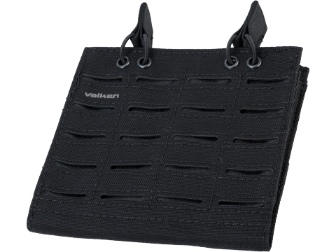 Valken Laser Cut Double Rifle Magazine Pouch (Color: Black)