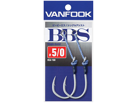 Vanfook Ring Eye BBS Series Single Assist Fishing Hook 