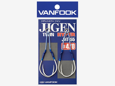 Vanfook Jigen Hyper Series Twin Assist Fishing Hook (Size: #4/0 / Standard)