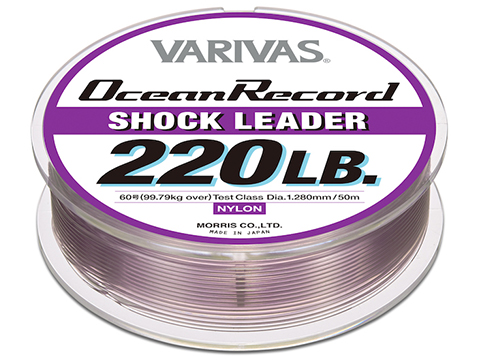 VARIVAS Ocean Record Nylon Shock Leader Fishing Line (Model: 120lb / 50m)