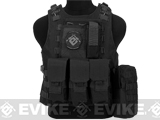 Avengers Military Style MOD-II Quick Release Body Armor Vest (Color: Black)