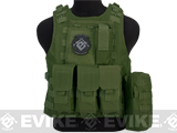 Avengers Military Style MOD-II Quick Release Body Armor Vest (Color: OD Green)