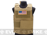 Matrix Delta Force Style Body Armor Shell Vest (Color: Tan)