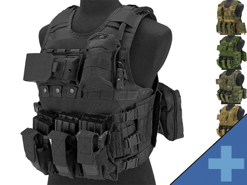 Matrix MEA Tactical Vest with M4 Magazine Pouches and Hydration Bladder 