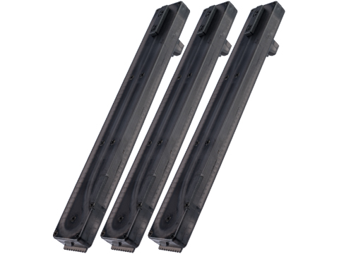 VFC Replacement 100 Round Magazine for  M249 MINIMI Gas Blowback Airsoft Machine Guns (Color: Black / 3 Pack)