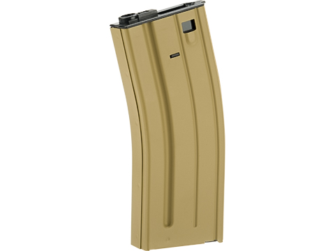 VFC Steel Stamped GI Magazine for SCAR M4 M16 Series Airsoft AEG Rifles (Type: 300rd Hi-Cap / Tan)