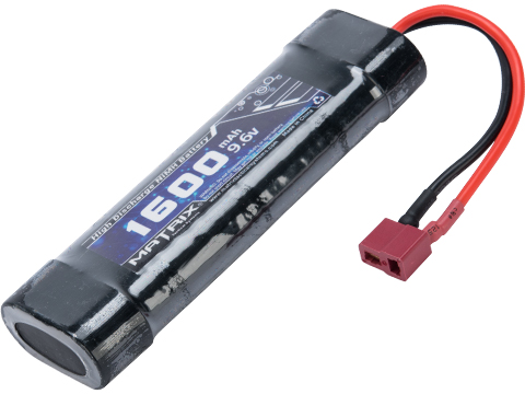 Matrix High Output Small Type Airsoft NiMH Battery (Configuration: 9.6V / 1600mAh / Standard Deans)