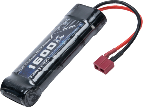 Matrix High Output Small Type Airsoft NiMH Battery (Configuration: 8.4V / 1600mAh / Standard Deans)