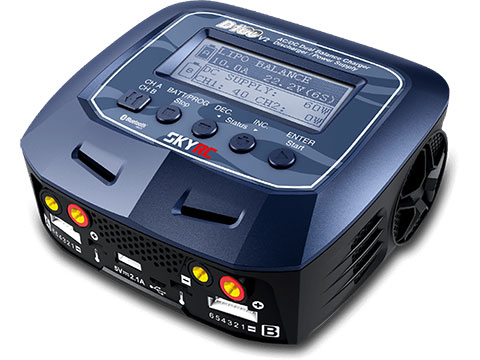 SkyRC D100v2 Dual-Channel Bluetooth AC/DC Balance Charger & Discharger