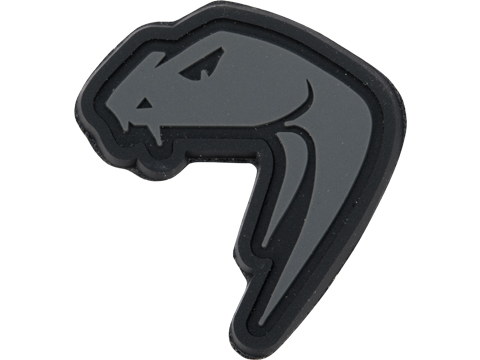 Viper Tactical Snake Head Rubber Moral Patch (Type: Venom Titanium)