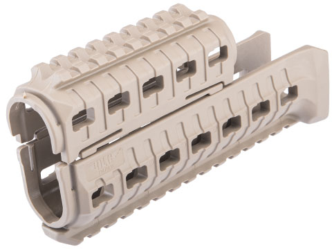 DLG Lightweight Polymer M-LOK Handguard for AK Series Rifles (Color: Tan)