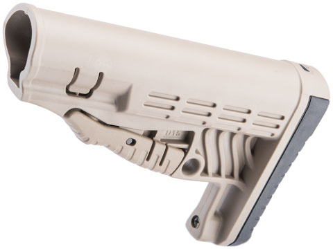 DLG Classic Adjustable Stock for M4 / M16 Series Commercial Rifles (Color: Tan)