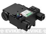 Vism L2 PEQ Light Laser Combo with Green laser and Map Lights (Color: Black)