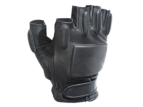 Voodoo Tactical Rapid Rapel Half Finger Gloves (Color: Black / Medium)