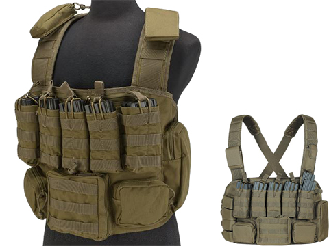 Voodoo Tactical MOLLE Tactical Chest Rig (Color: OD Green)