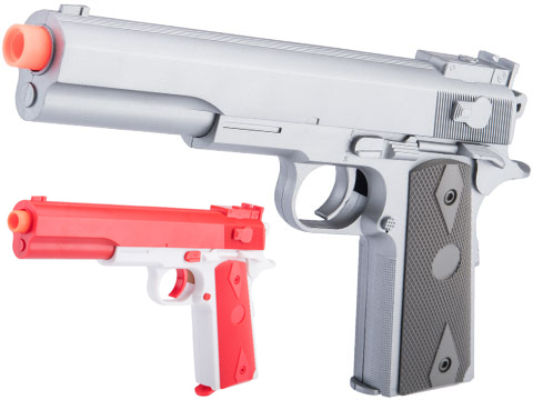 Avengers Vigor Series 1911 Polymer Airsoft Spring Pistol (Color: Silver)