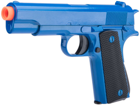 Avengers Vigor Series Heavyweight Airsoft Spring Pistol (Model: 1911 v2 / Blue)